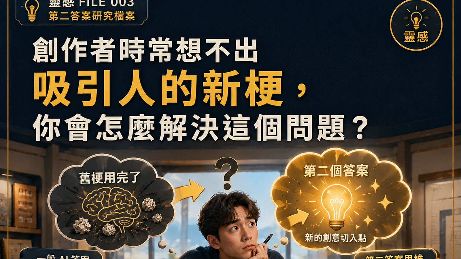 創作者把半成品梗放上「梗的試吃台」，先測觀眾反應再決定完成什麼的第二個答案