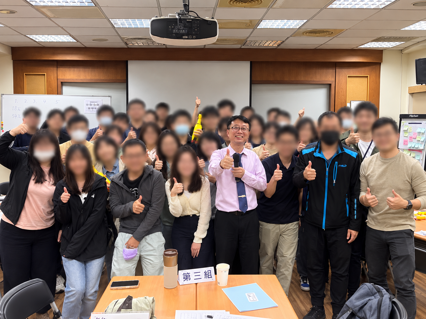 企業內訓課堂大合影