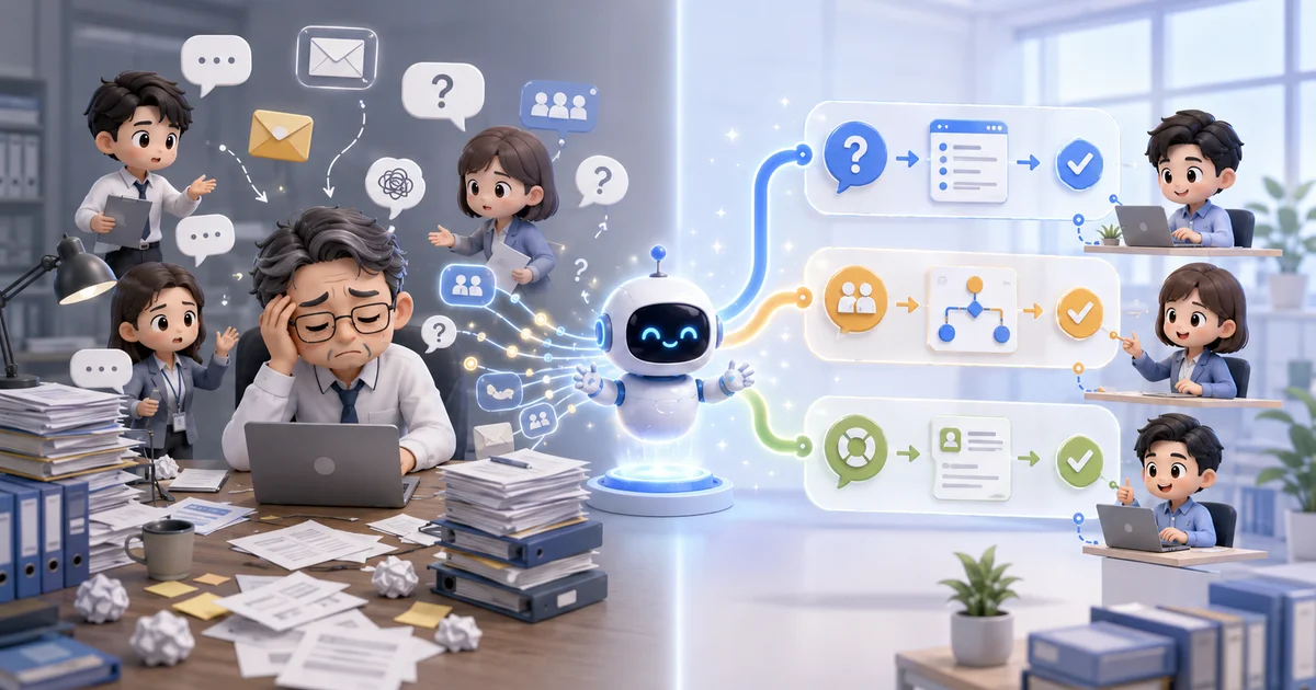 每天都在回覆相同問題？用 AI 整理常見問答與判斷流程