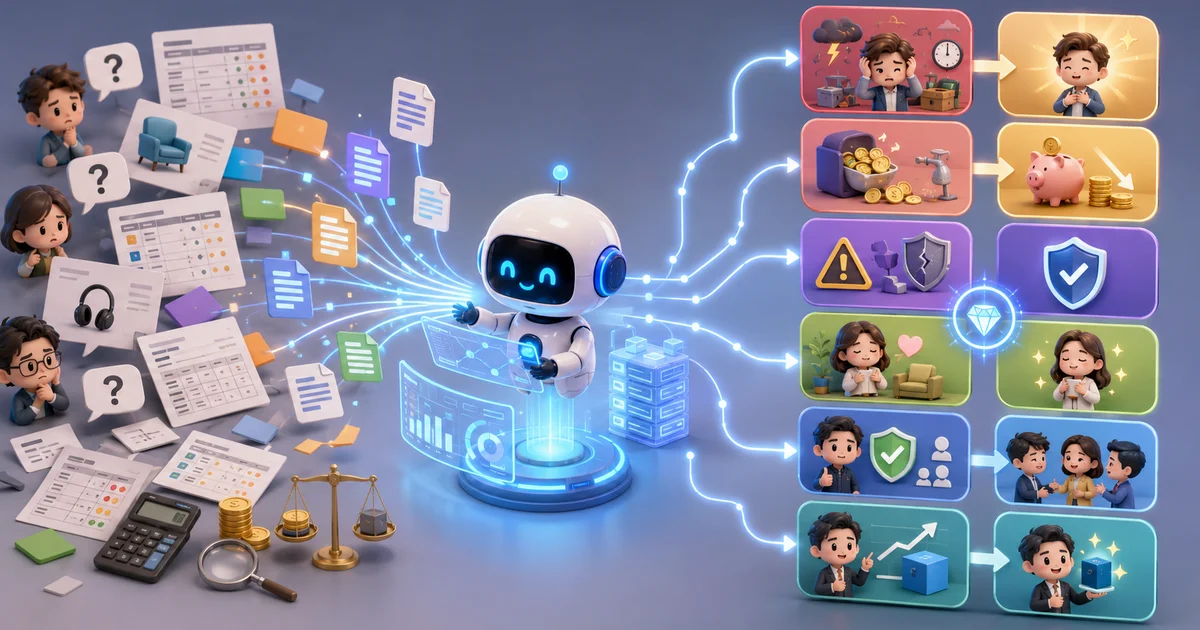 AI 協助建立差異化價值轉譯表