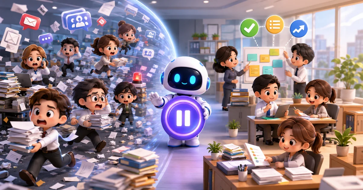 工作很忙,卻沒有時間改善?用 AI 找出值得暫停的地方